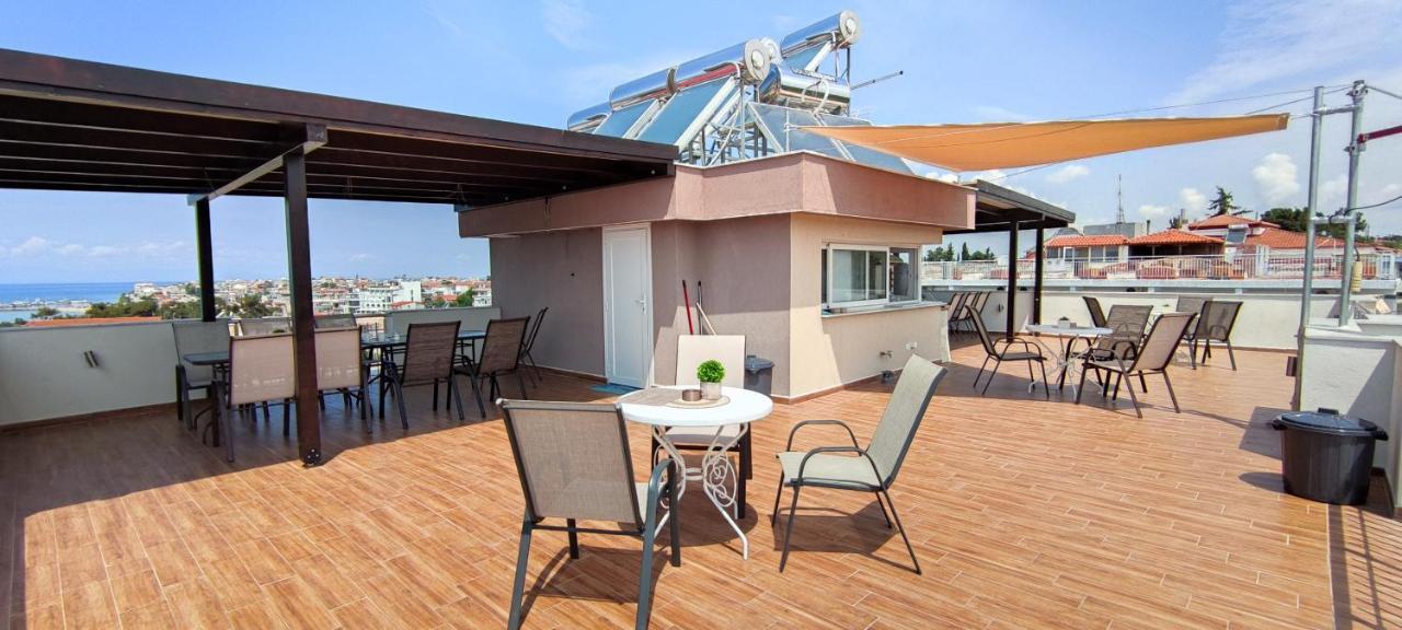 Sea Star Apartments Kallikratia Nea Kallikrateia Luaran gambar