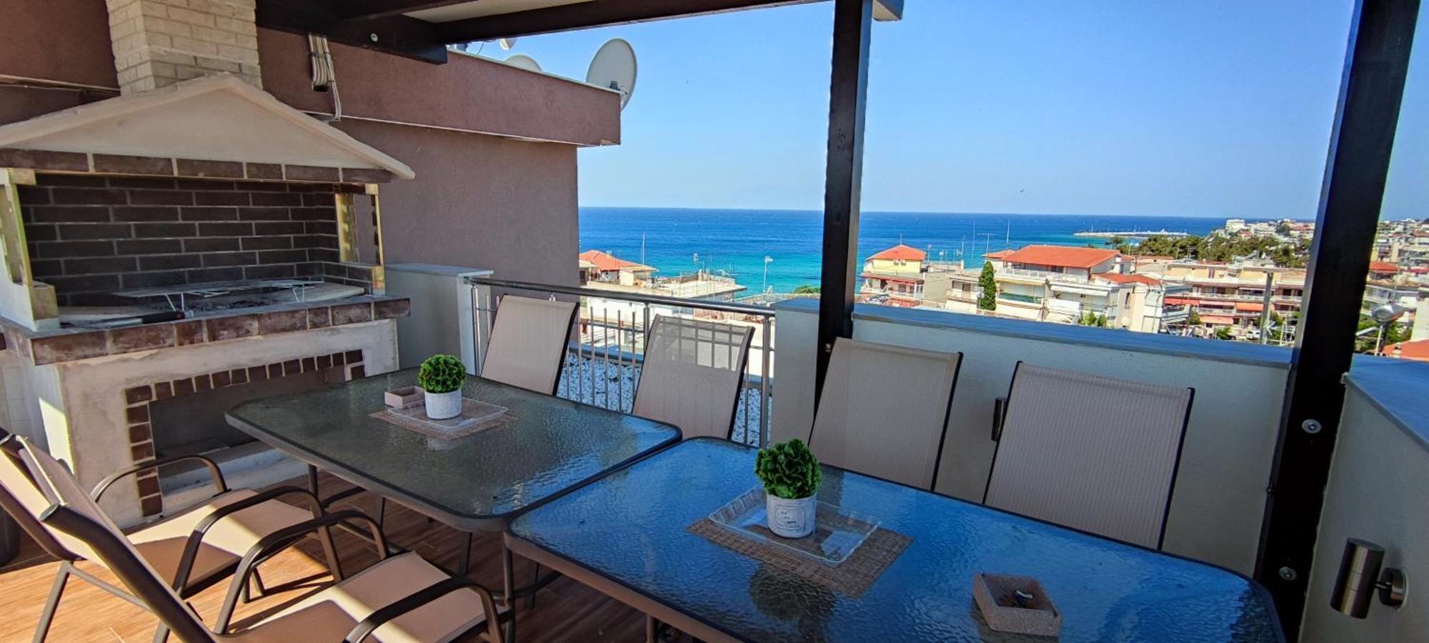 Sea Star Apartments Kallikratia Nea Kallikrateia Luaran gambar